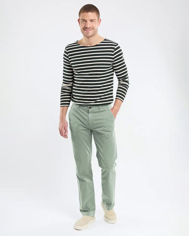 Wide fit Trouser Charcoal Hemp Canvas