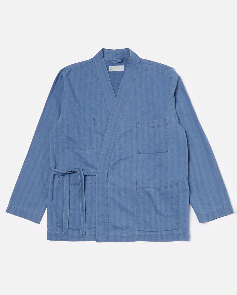 Kyoto Work Jacket Washed Indigo