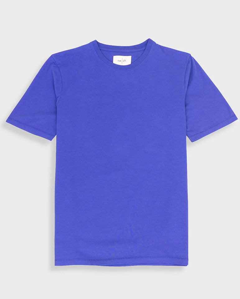 Contrast Sleeve Tee - Ultraviolet