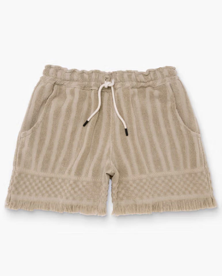 Glidea Drizzle Terry Shorts - Sand