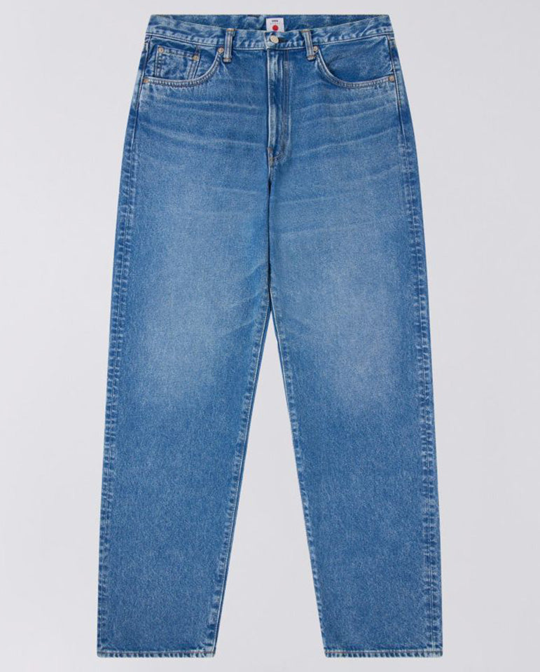 Loose Fit Kaihara Openend Denim - Blue Mid Used