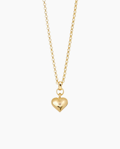 Large Silver Compass Necklace