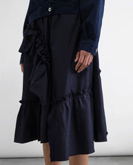 Draped Skirt NAVY