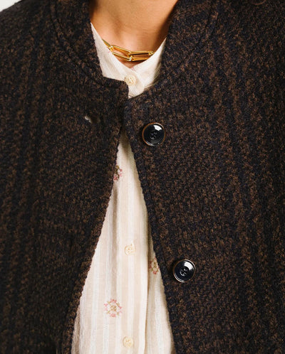 Sonny Wool Vest - Brown Multi