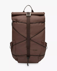 Dayle Roll Top Backpack - Dark Brown