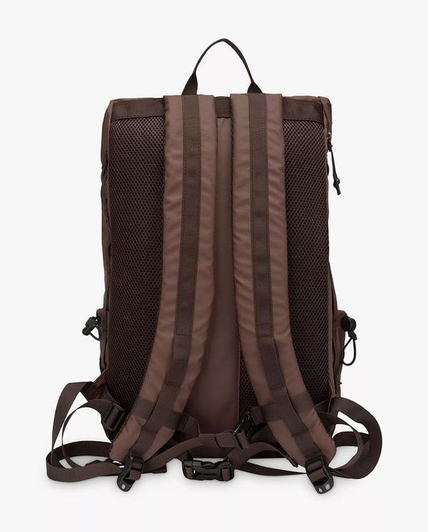 Dayle Roll Top Backpack - Dark Brown