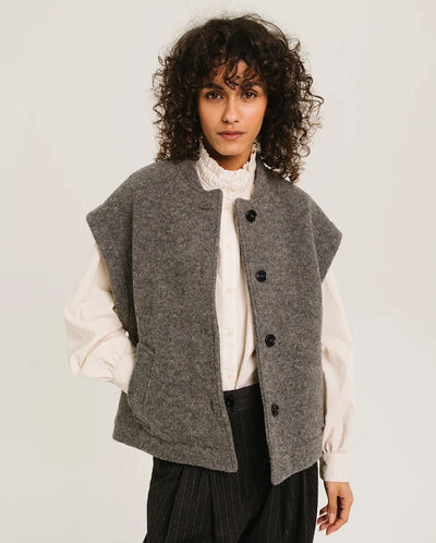 Sonny Wool Vest - Grey