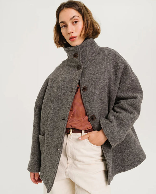 Daphne Wool Jacket - Grey