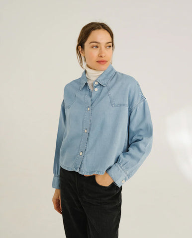 Charlotte Stripe Tee Grey/Stripe