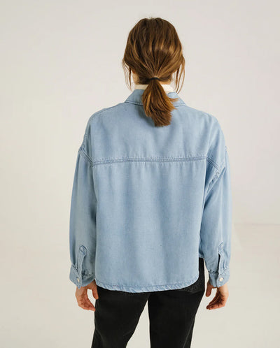 Emi Bleach Shirt - Denim