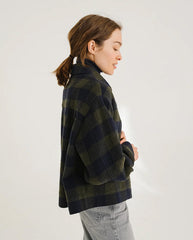 Balma Check jacket - Green Navy Check