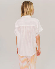 Louisa Pacora Blouse - White