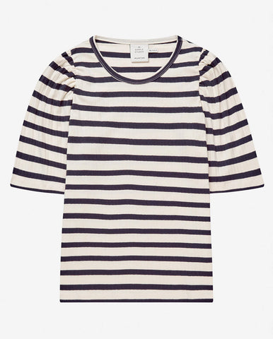 Graphic Leopard Print Wool Mix Tee - Leopard