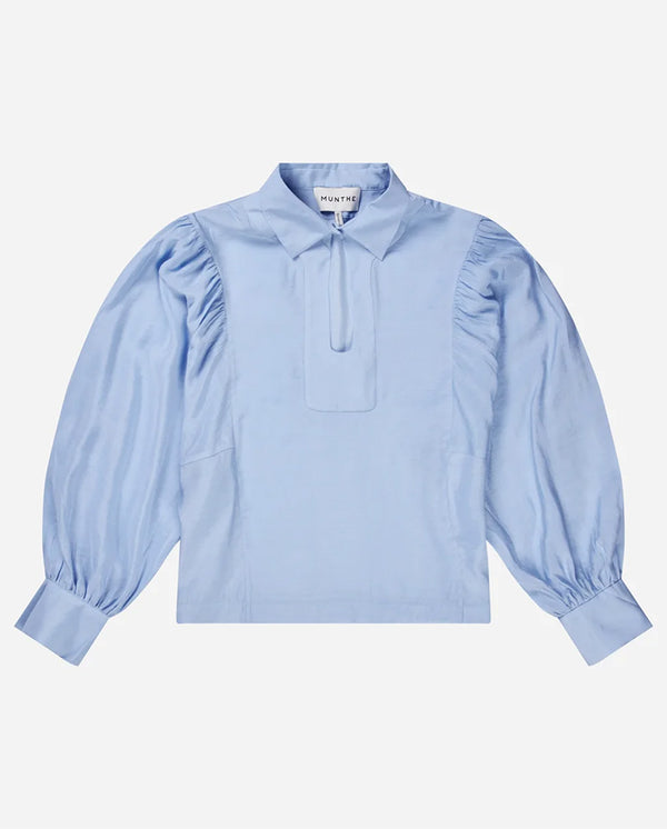 Shellcu Blouse Light Blue