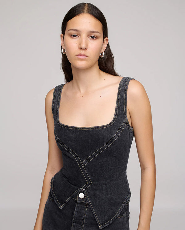 Quiet Corset Top - Hurricane