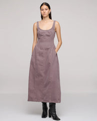 Cocoon Bustier Dress - Sparrow