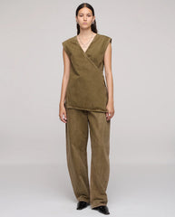 Lido Ankle Jean - Dk Olive