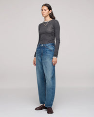 Lido Ankle Jean - Smoke Blue