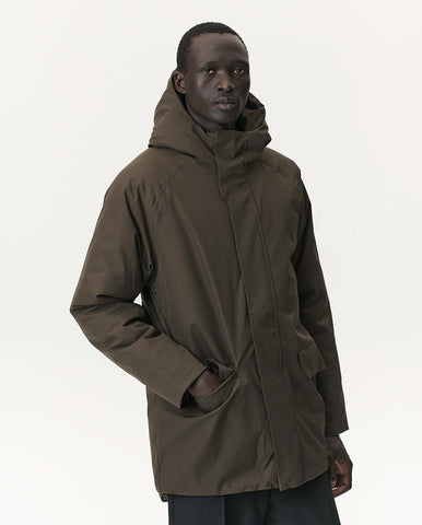 Runa Five Panel Cap Putty Grey - Olive