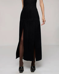 Strip Dress - One Year Black