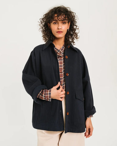 Milo Jacket - Navy check