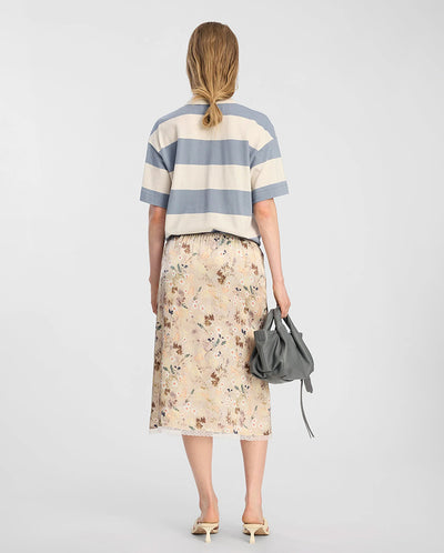 Baia Slip Skirt - Nature Print