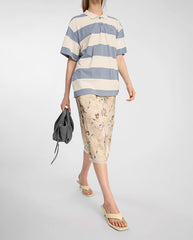 Baia Slip Skirt - Nature Print