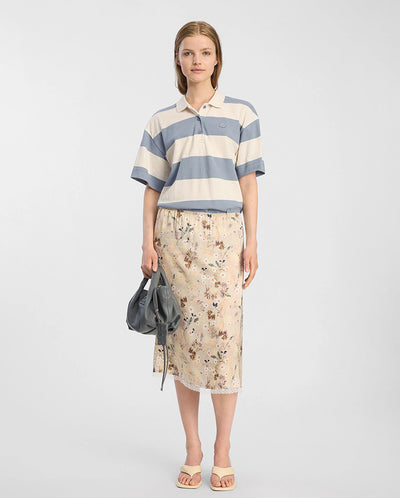 Baia Slip Skirt - Nature Print