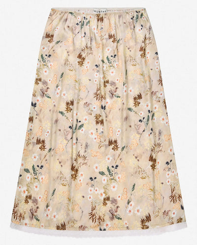 Baia Slip Skirt - Nature Print