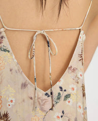 Barika Slip Dress - Nature Print
