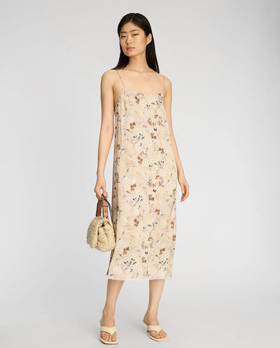 Barika Slip Dress - Nature Print