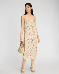 Barika Slip Dress - Nature Print