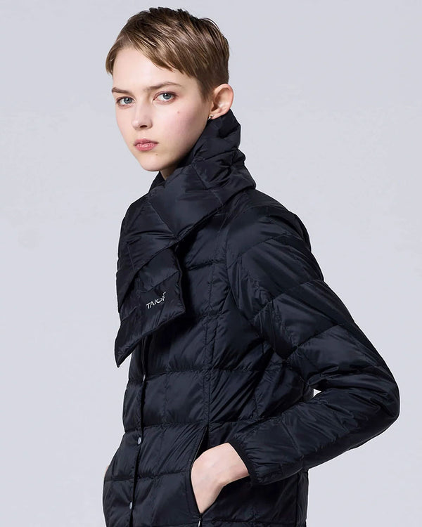 Basic Down Scarf - Black