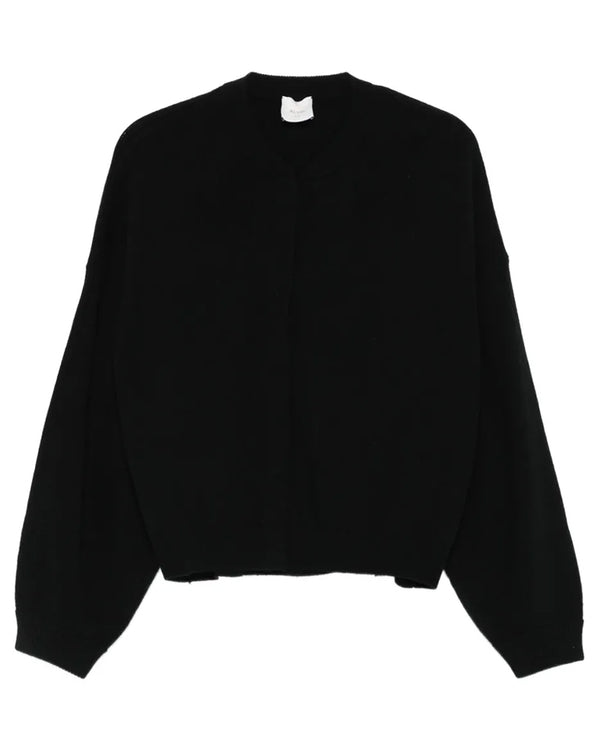 Knitted Jacket Cardigan Black