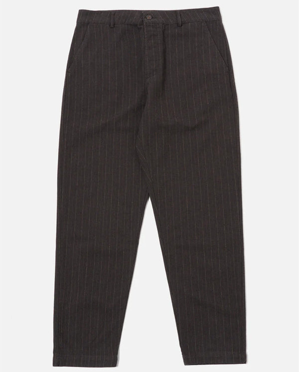 Military Chino Brown Italian Pinstripe