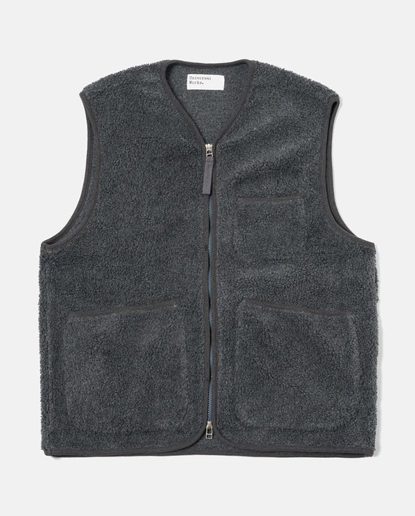 Mountain Fleece Zip Gilet CHARCOAL