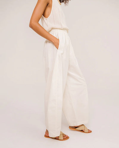 Liam Panna Trouser - Ecru