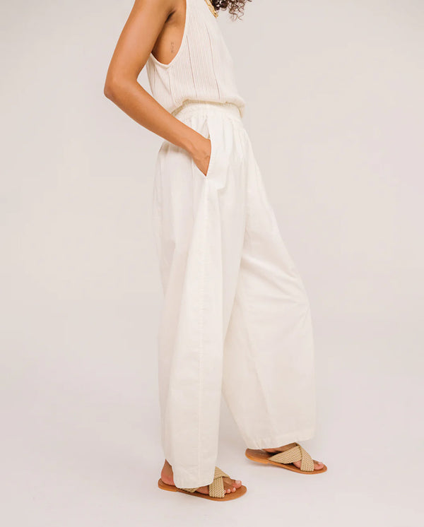 Liam Panna Trouser - Ecru