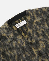 FLEECE CARDIGAN - CHARCOAL