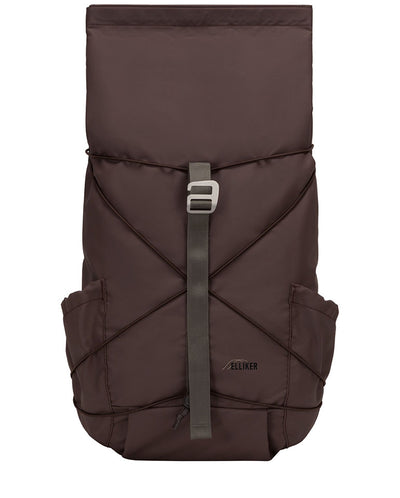 DAYLE ROLL TOP BACKPACK 21/25L - DARK BROWN