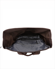 DAYLE ROLL TOP BACKPACK 21/25L - DARK BROWN