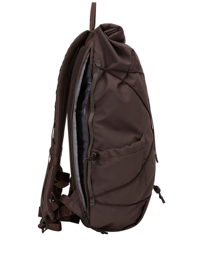 DAYLE ROLL TOP BACKPACK 21/25L - DARK BROWN