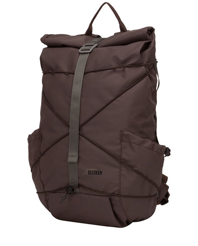 DAYLE ROLL TOP BACKPACK 21/25L - DARK BROWN