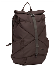 DAYLE ROLL TOP BACKPACK 21/25L - DARK BROWN