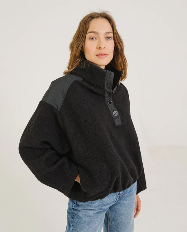 Jaya Pop Over Jacket - Black