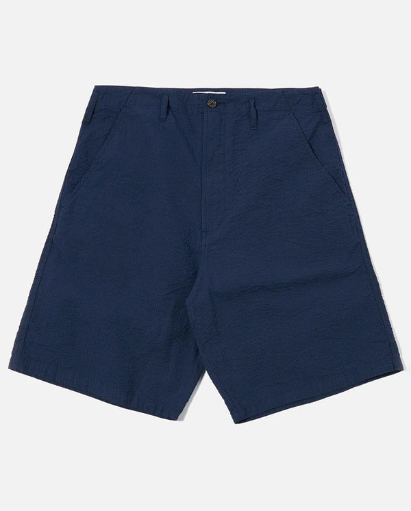 CLEAN SHORT - NAVY DERBY STRIPE