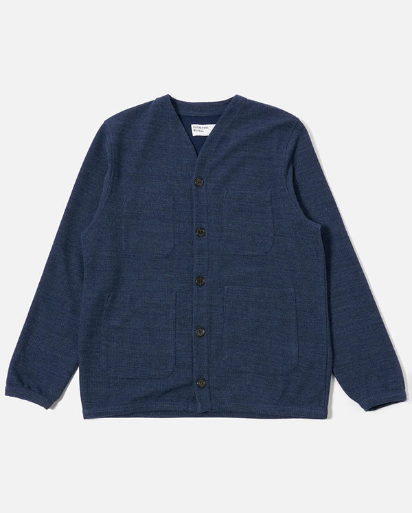CARDIGAN - NAVY MAIORCA JERSEY