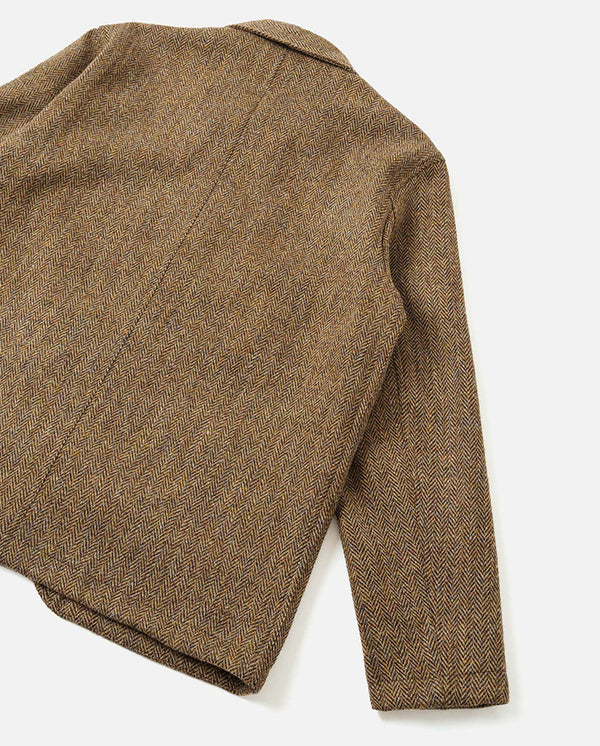 HARRIS Tweed BAKERS JACKET - SAND/BROWN