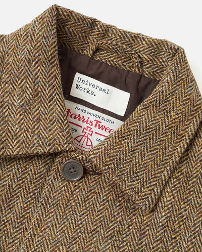 HARRIS Tweed BAKERS JACKET - SAND/BROWN