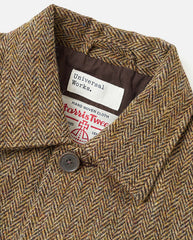 HARRIS Tweed BAKERS JACKET - SAND/BROWN